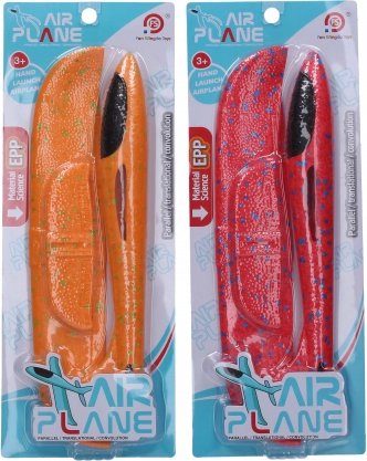 Avion à lancer en polystyrène 31 × 34 cm