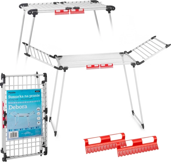 Klappbarer Stand-Wäschetrockner Debora 19 m