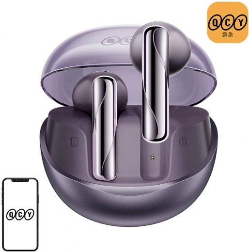 Wireless Earbuds TWS QCY AilyBuds Clear T32 – Purple