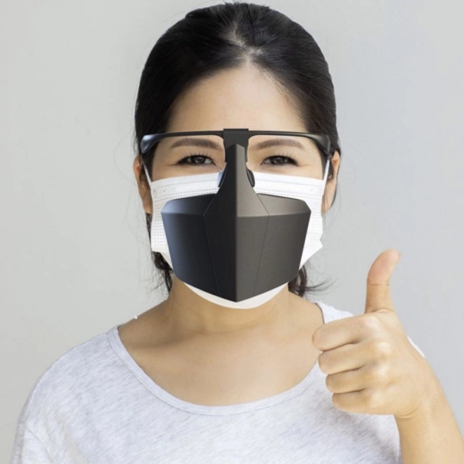Face shield - black