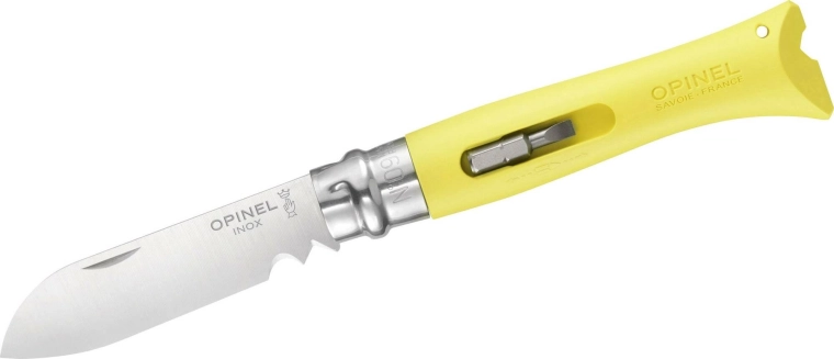 Opinel Nº09 DIY gele multifunctionele zakmes 8 cm