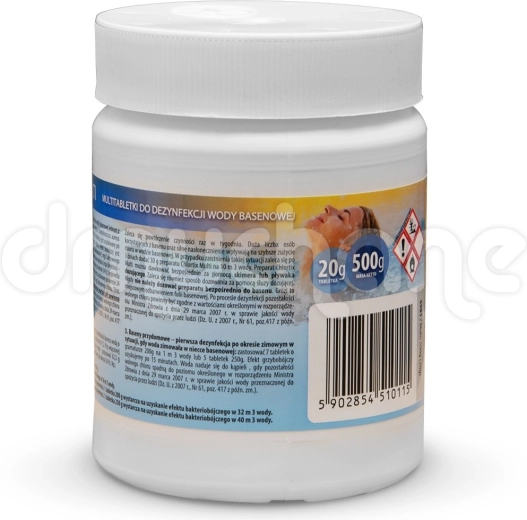 Multi-function chlorine tablets for pools 20 g, 25 pcs (0.5 kg)
