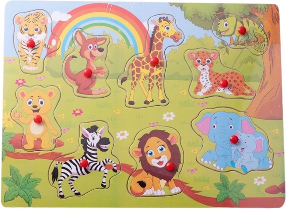 Puzzle for Kids Wild Animals