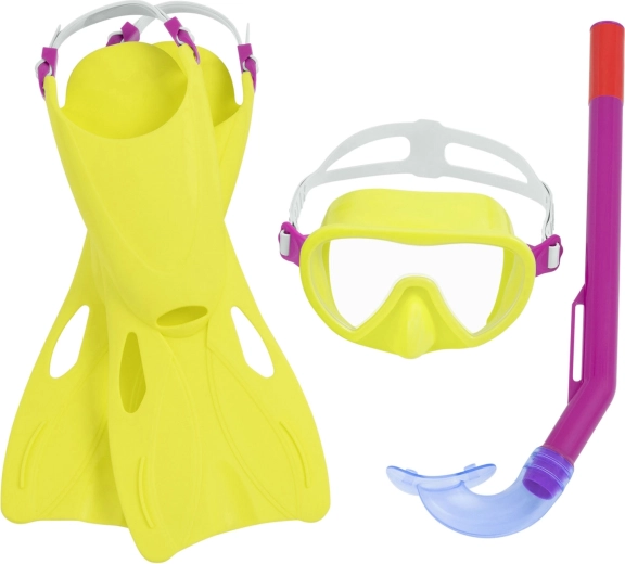 Children's snorkeling set BESTWAY – mask, snorkel and fins (size 24–27)