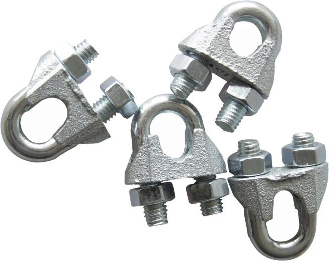 Kabelklem voor staalkabel 10 mm, verzinkt (set van 10 stuks)