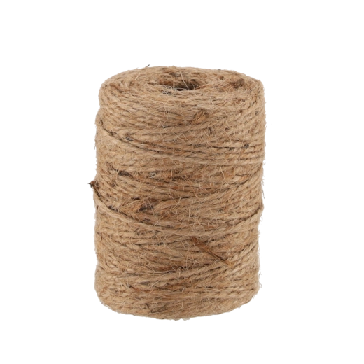 Set of Jute Twine 60 m and 10 Garden Labels 10 × 6 cm
