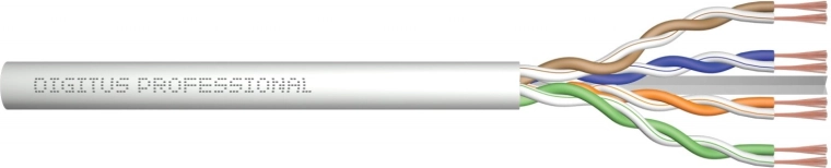 Câble patch catégorie 6A U/UTP 100 m LS0H – gris