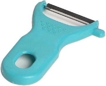 Y-vormige schiller met roestvrijstalen 5 cm lemmet, kunststof handgreep, mix van kleuren