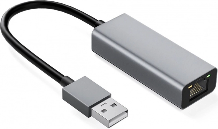 Aluminum USB-C to RJ45 Adapter 10/100/1000 Mbps
