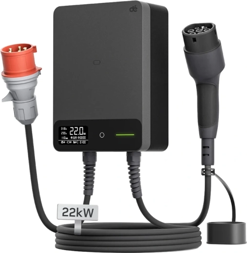 DEPOW Wallbox 22 kW laadstation met kabel van 10 m