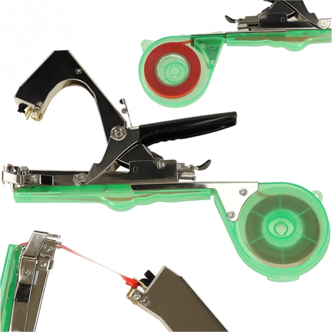 Plant Tying Tool Tapener with Tape for Raspberries and Grapevines