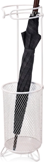 Metal umbrella stand, ash grey, 18 x 50 cm - 1 piece