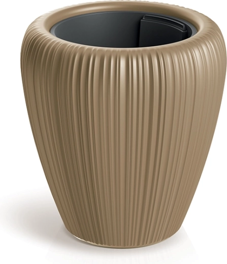 Pot de fleurs Orobo 39,5 cm caramel