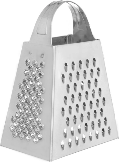 Stainless steel mini box grater with 4 sides