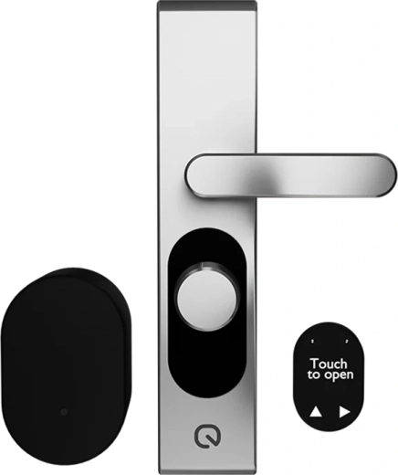 Shelly LOQED Touch 2S smart keyless door lock, silver
