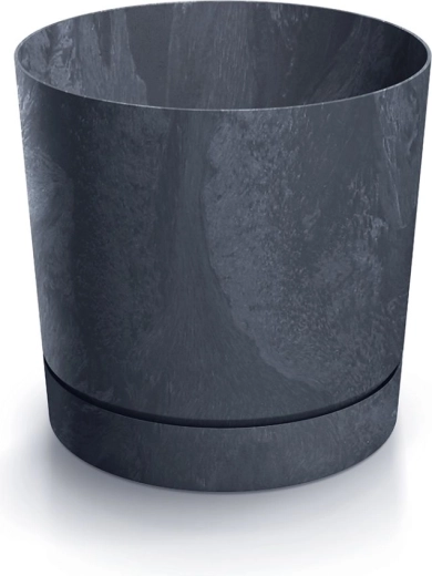 Blumentopf Tubo P Betoneffekt 19,9 cm anthrazit