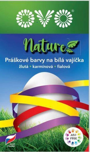 Ovo Nature kleurpotloden – geel, karmozijnrood en paars