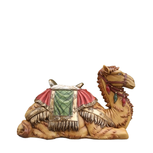 Figurine de crèche – chameau agenouillé 66 × 27 × 38 cm - 1 pièce