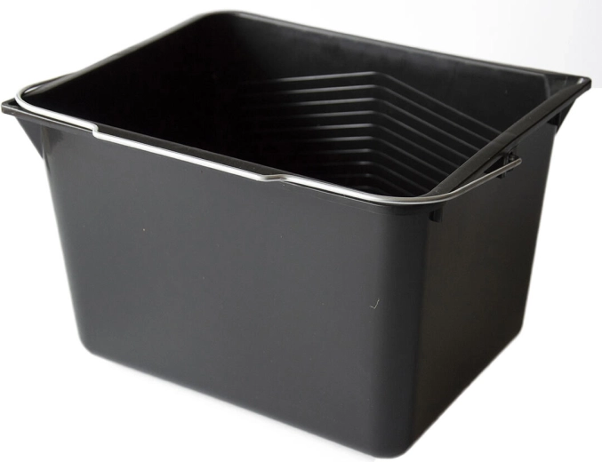 Seau de peintre 8 l rectangulaire, noir
