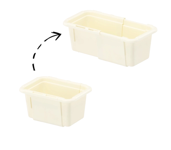 Boîte MiniMax Organizer – module tiroir 12,5 × 9 × 7 cm, beige