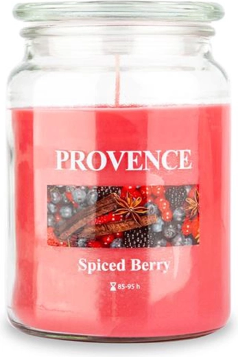 Bougie parfumée en verre PROVENCE spiced berry 95 heures
