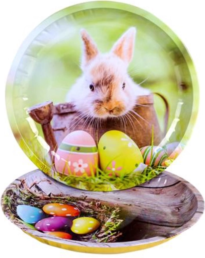 Metall-Serviertablett TORO 26 cm mit Ostermotiv