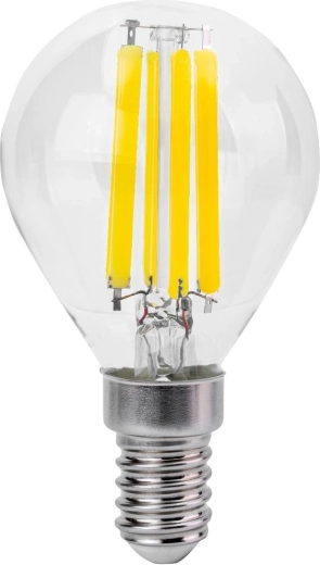 Ampoule LED à filament Retlux G45 E14 4 W blanc chaud