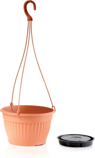 Hangbloempot Terra 23 cm terracotta