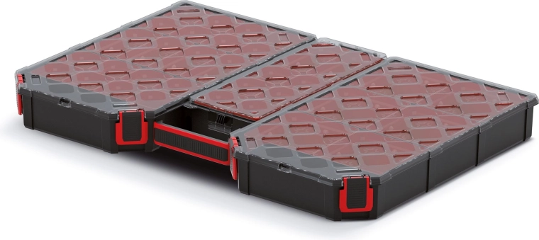 Organizer Tager Carbo Plus met transparant deksel 577 × 390 × 60 mm