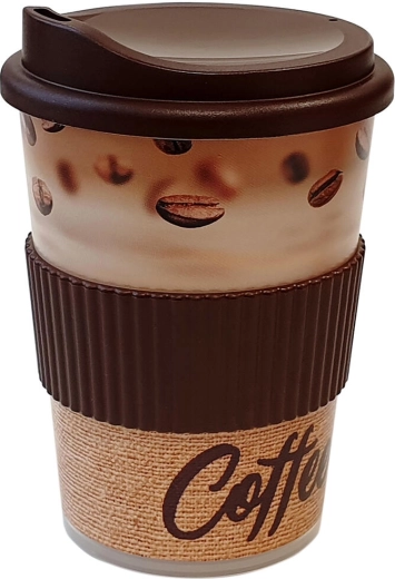 Gobelet avec bec 0,4 l avec manchette PH Ekoline Coffee