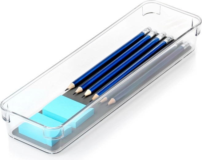 Organisateur de tiroir en plastique GREY 32,5 × 9 × 4,5 cm