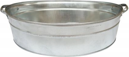 Verzinkte ovale kuip 120 l