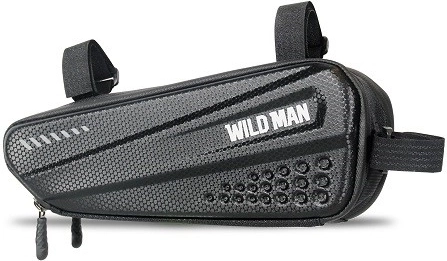 Wild Man waterdichte frametas voor fiets 1,2 l zwart