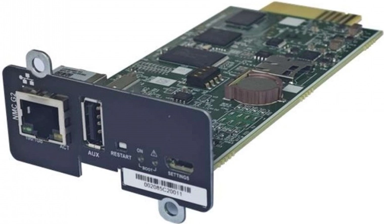 PowerWalker SNMP module 1 Gbps for UPS series RT/RTG/IoT PF1 6–10 kVA TGB/TGS - 1 piece