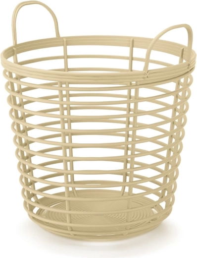 Korb Zanzi mit Griffen 37,4 cm – Strohfarbe
