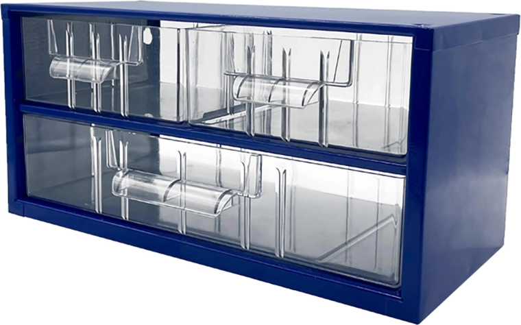 Metal Organizer with Drawers 30.5 × 15 × 15.5 cm – TOKOZ