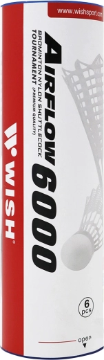 Nylon-Badmintonbälle WISH S-320, 6 Stk.