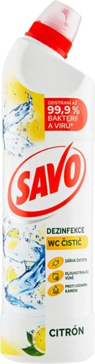 Savo WC-reiniger citroen zonder chloor 750 ml