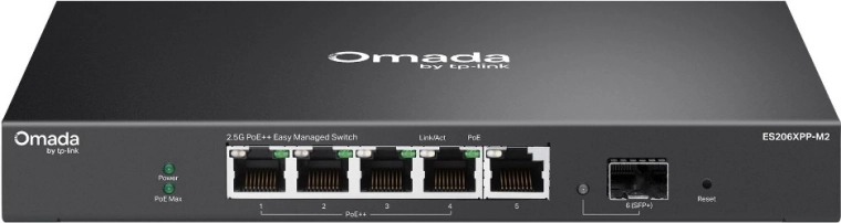 Switch Easy Managed Omada avec 5 ports 2,5G, PoE++ et SFP+ 10G