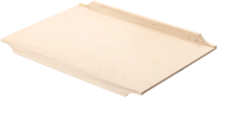 Planche de cuisine double face en contreplaqué de hêtre 35 × 50 cm