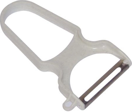 Y-shaped kitchen peeler with 4 cm stainless steel blade