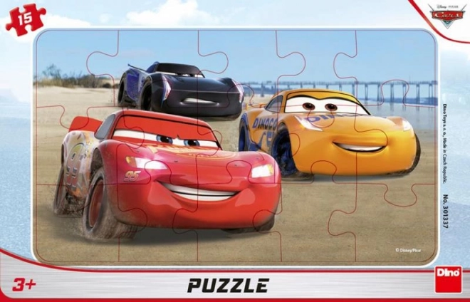 Puzzle Cars 3: Lightning with Outline 25 Pieces