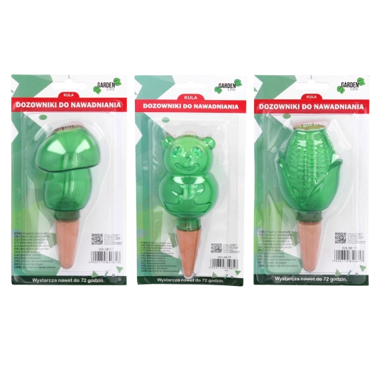 Dekorativer selbstbewässernder Wasserspender für Pflanzen – Mix aus Formen