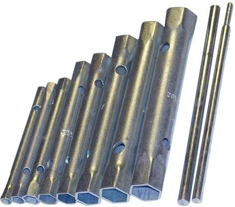 Jeu de clés à tube 6–22 mm, 10 pièces FESTA