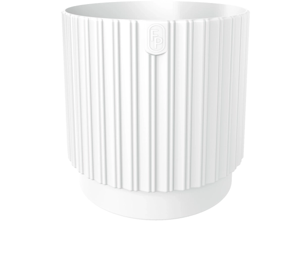 Mika Cyli Petit Eco Recycled Flower Pot 26 cm white