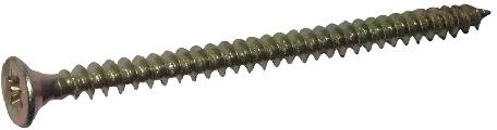 Vis universelle à filetage total 4,5 × 40 mm zinc jaune, 500 pièces