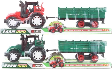 Tracteur avec remorque