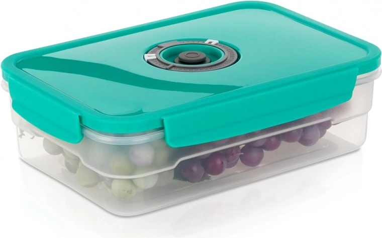 Boîte alimentaire sous vide 1,2 l avec cadran de date