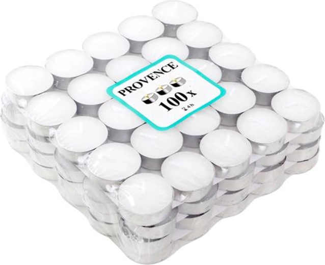 PROVENCE white tealights 100 pcs
