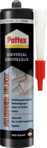 Mastic silicone universel Pattex blanc pour intérieur et extérieur 280 ml